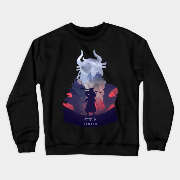 Yamato - Dark Illusion Crewneck Sweatshirt by The Artz